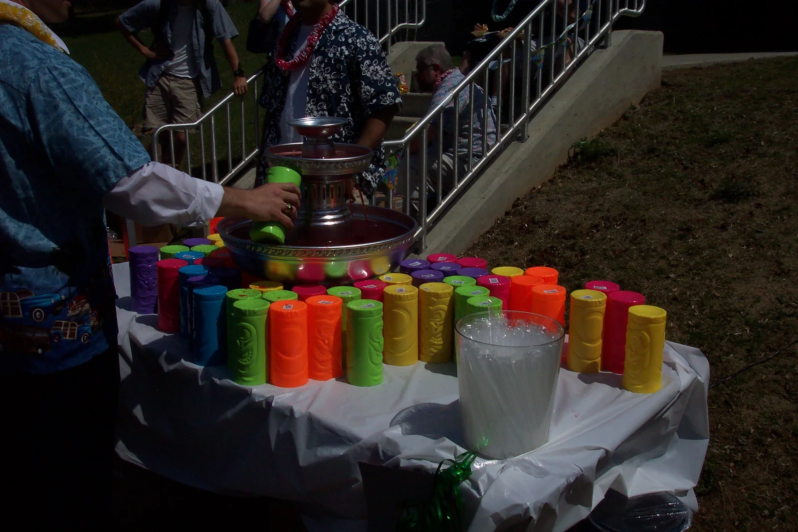 The cost was $5.00 for as much food and drink as anyone could eat. 