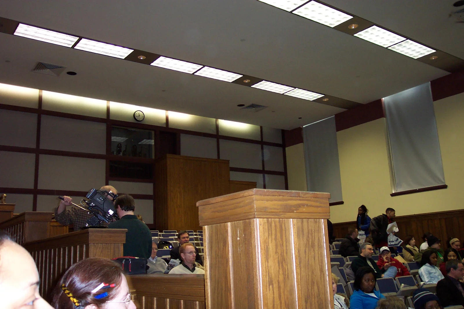 A view of the back of the room.