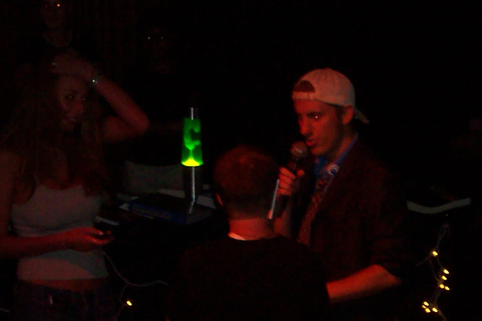 "Dapper" Dane Zdunowski hosts Freshmen Feud. 