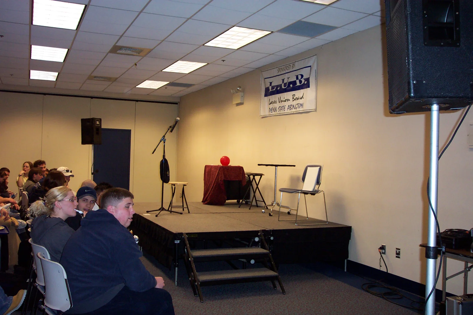 Before the event, from a different angle 