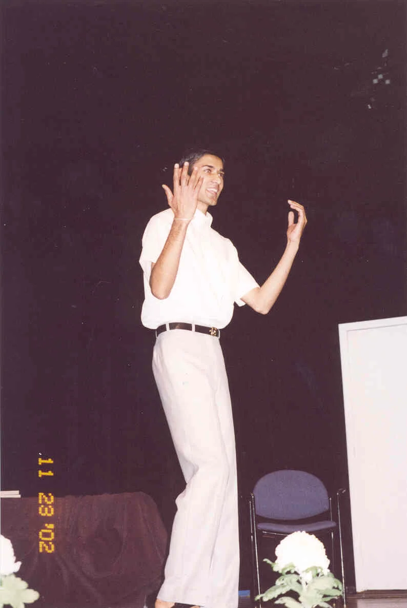 Krishna Mehta looks confused here.
