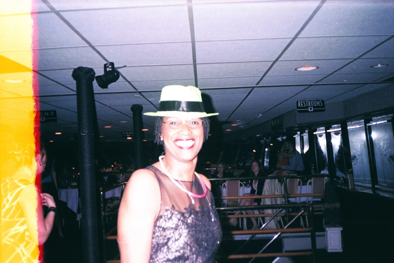 Linda Williams, like everyone, was dressed her best.