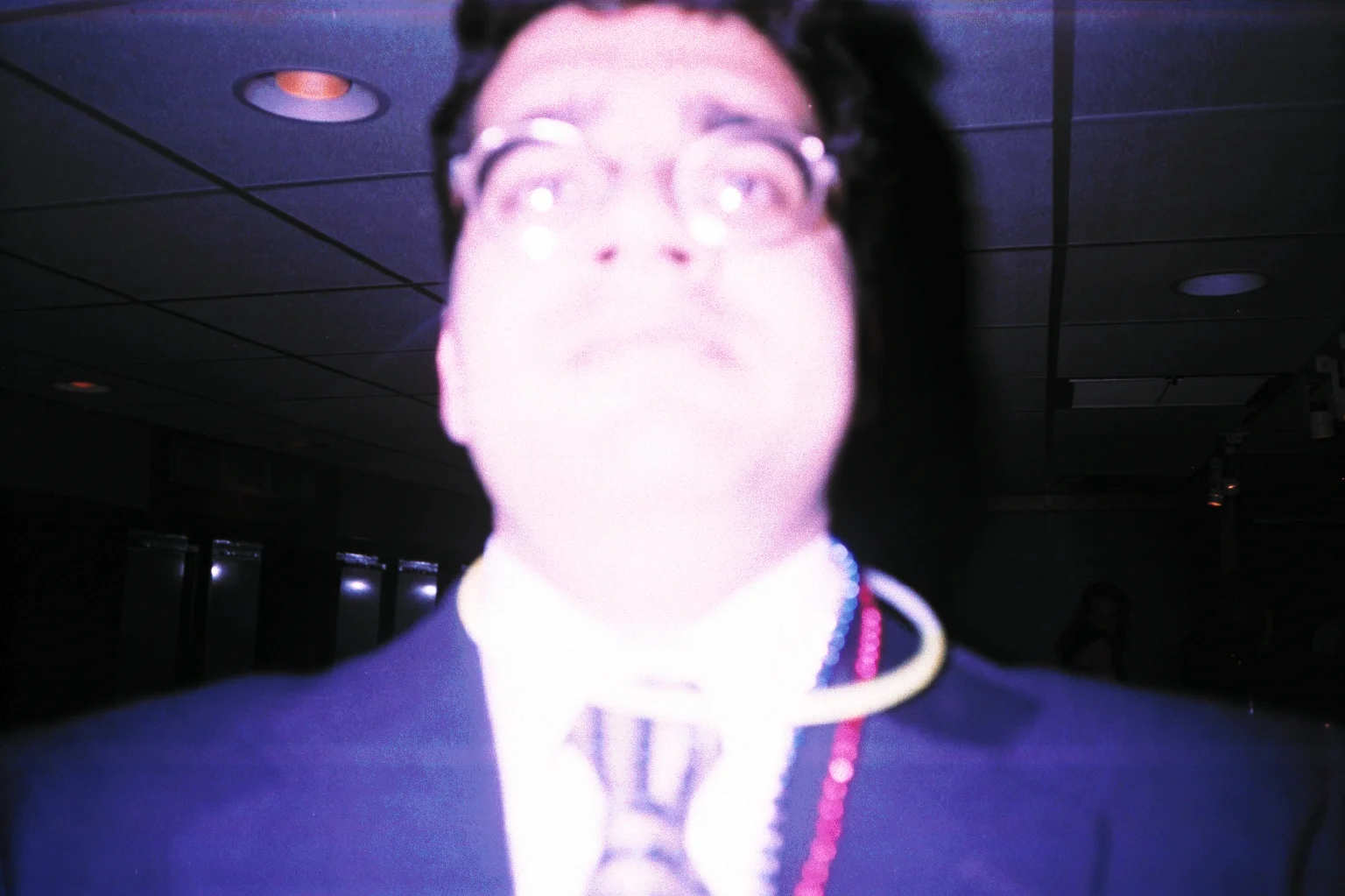 Ninad Pendharkar seems like he's ready to scare someone with his Gollum impression.