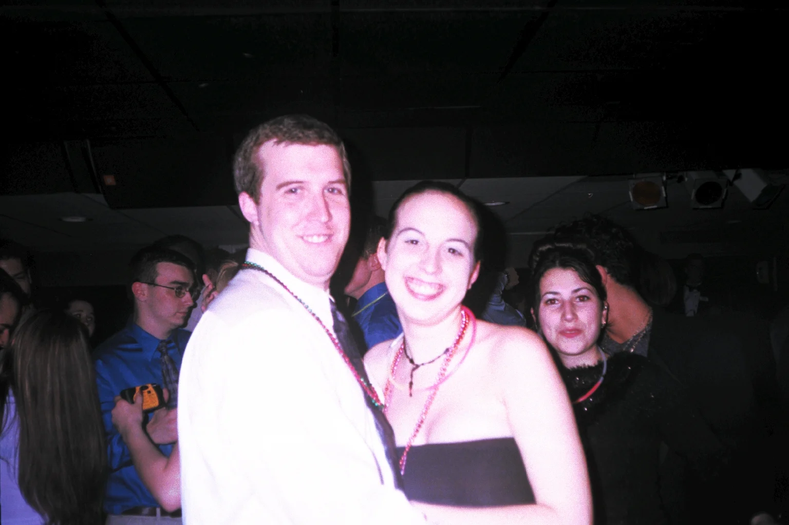 Matilda Clipner poses here with her boyfriend.