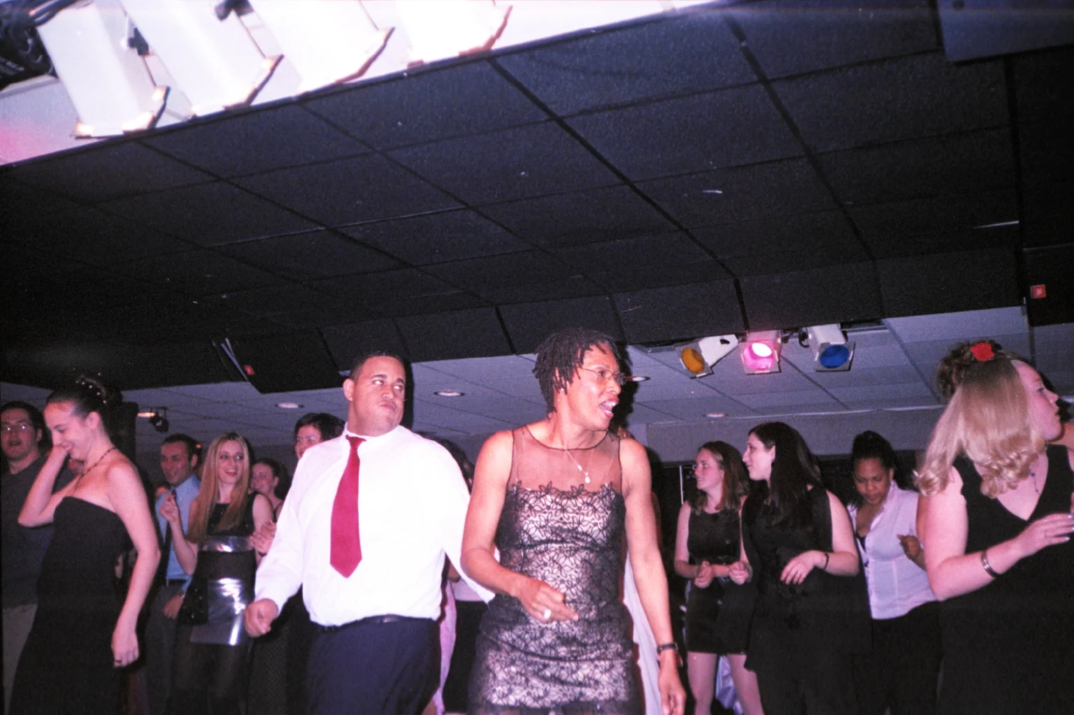 Luis Ruiz-Alomar and Linda Williams seem to be having a good time.