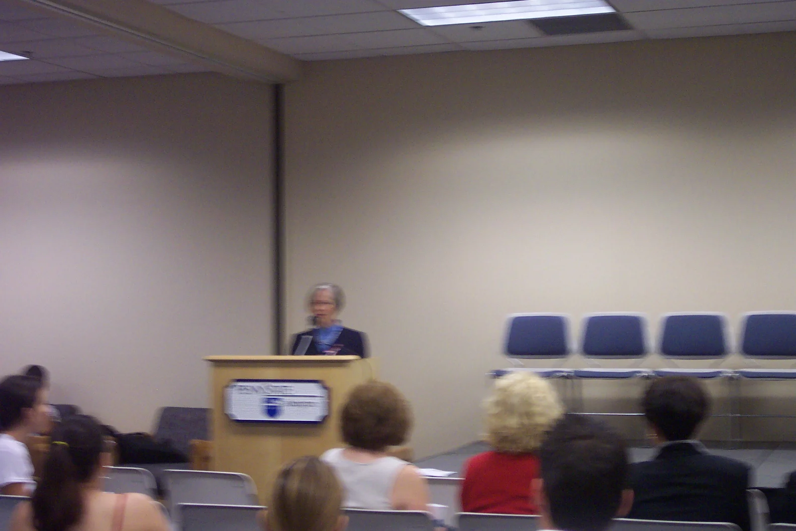 Dean and CEO Dr. Karen Wiley Sandler started off the ceremony with a few choice words.