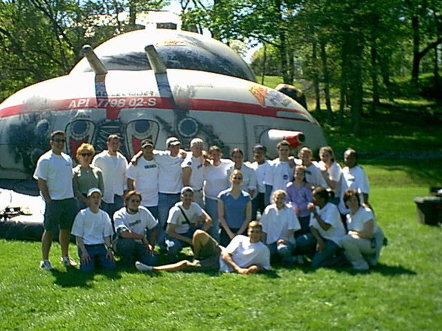 All of the staff members converged for a group photo once Spring Fling was over.
