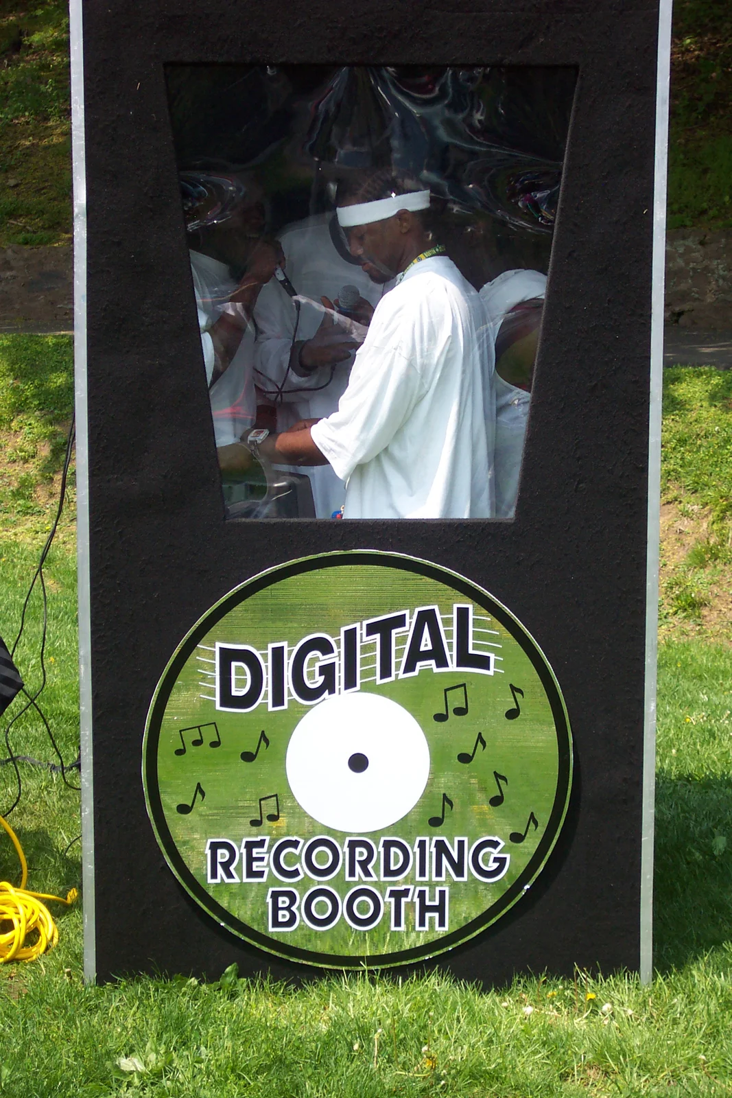This booth allowed students to receive CD's of their talent.