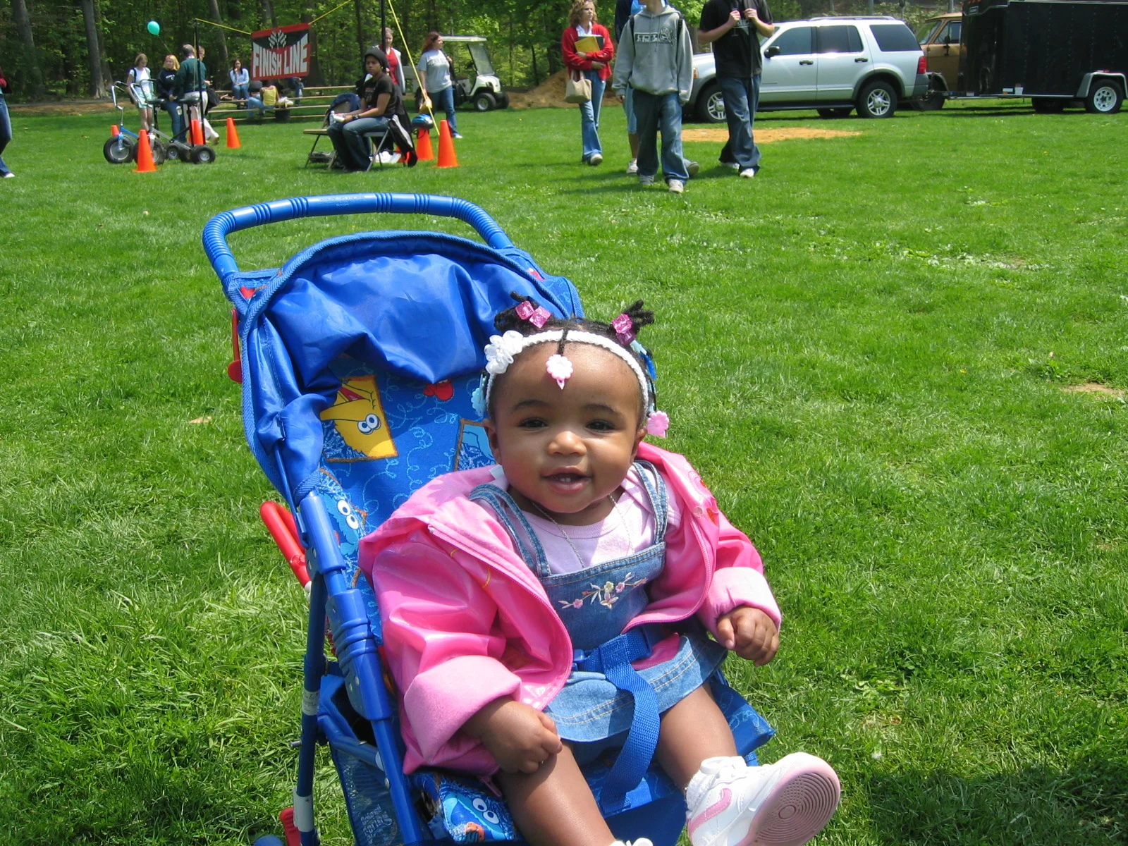 This little one is enjoying the festivities as much as her more experienced counterparts. 