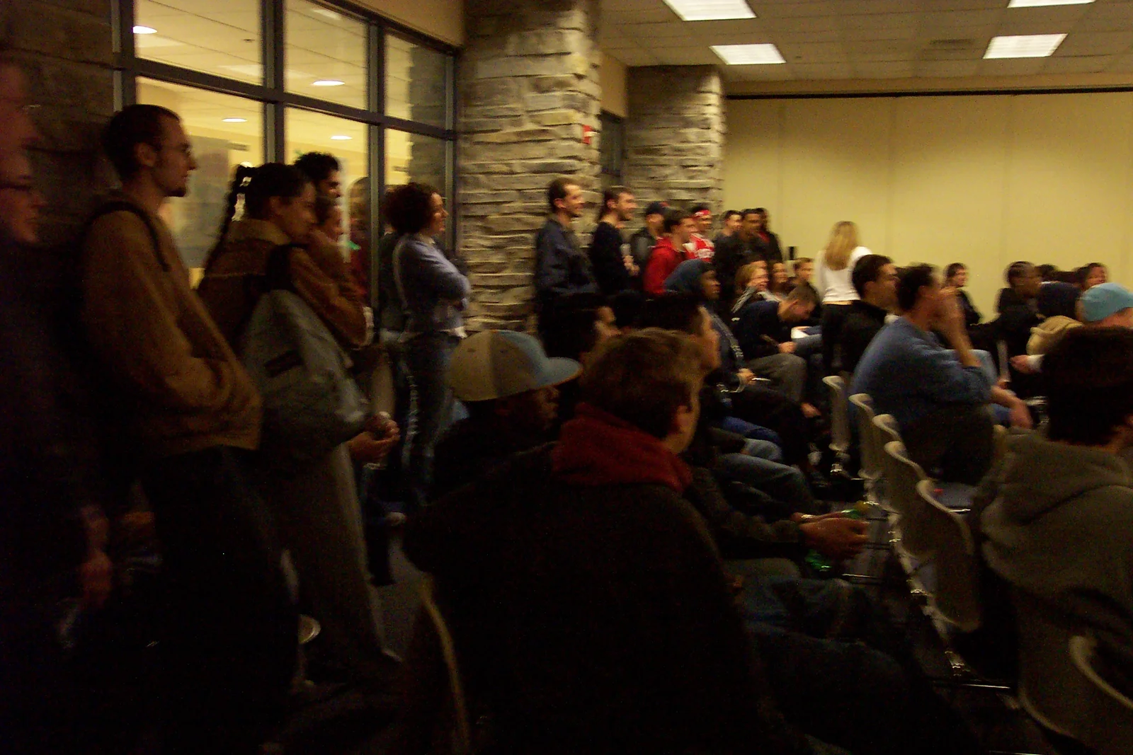 There wasn't even standing room in the back of 108 Lares.