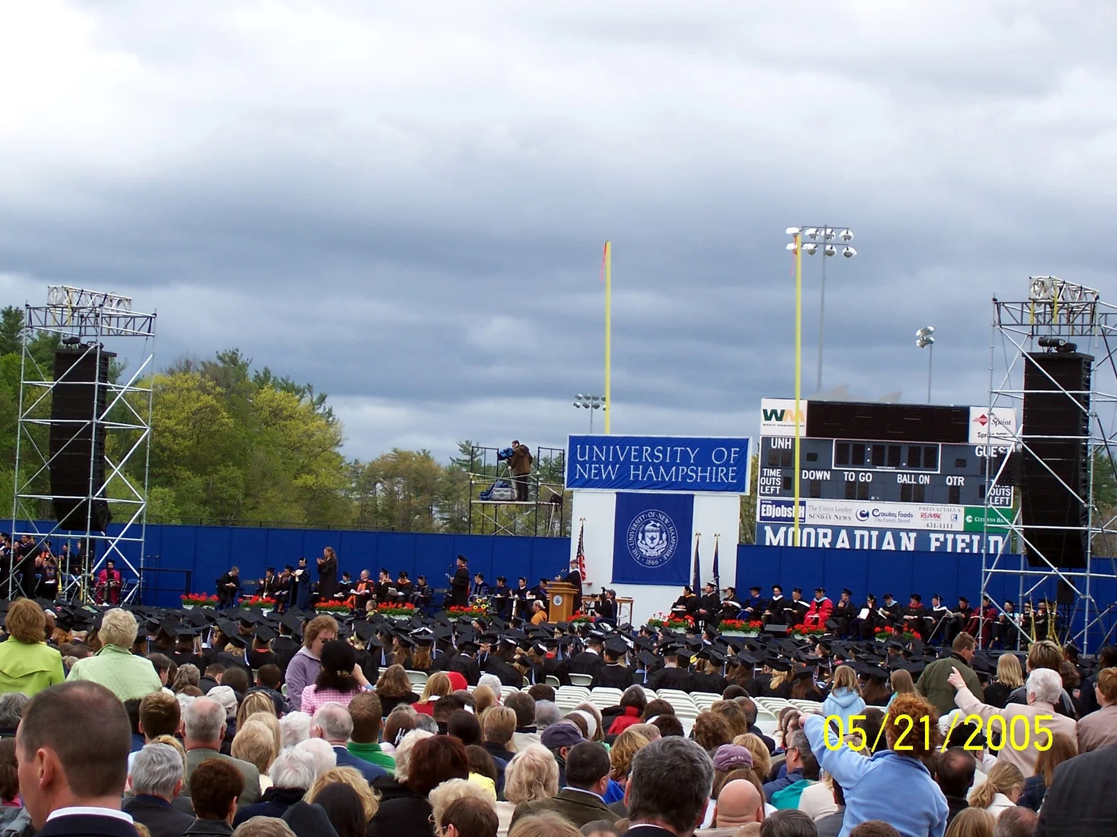 The conferral of degrees. 