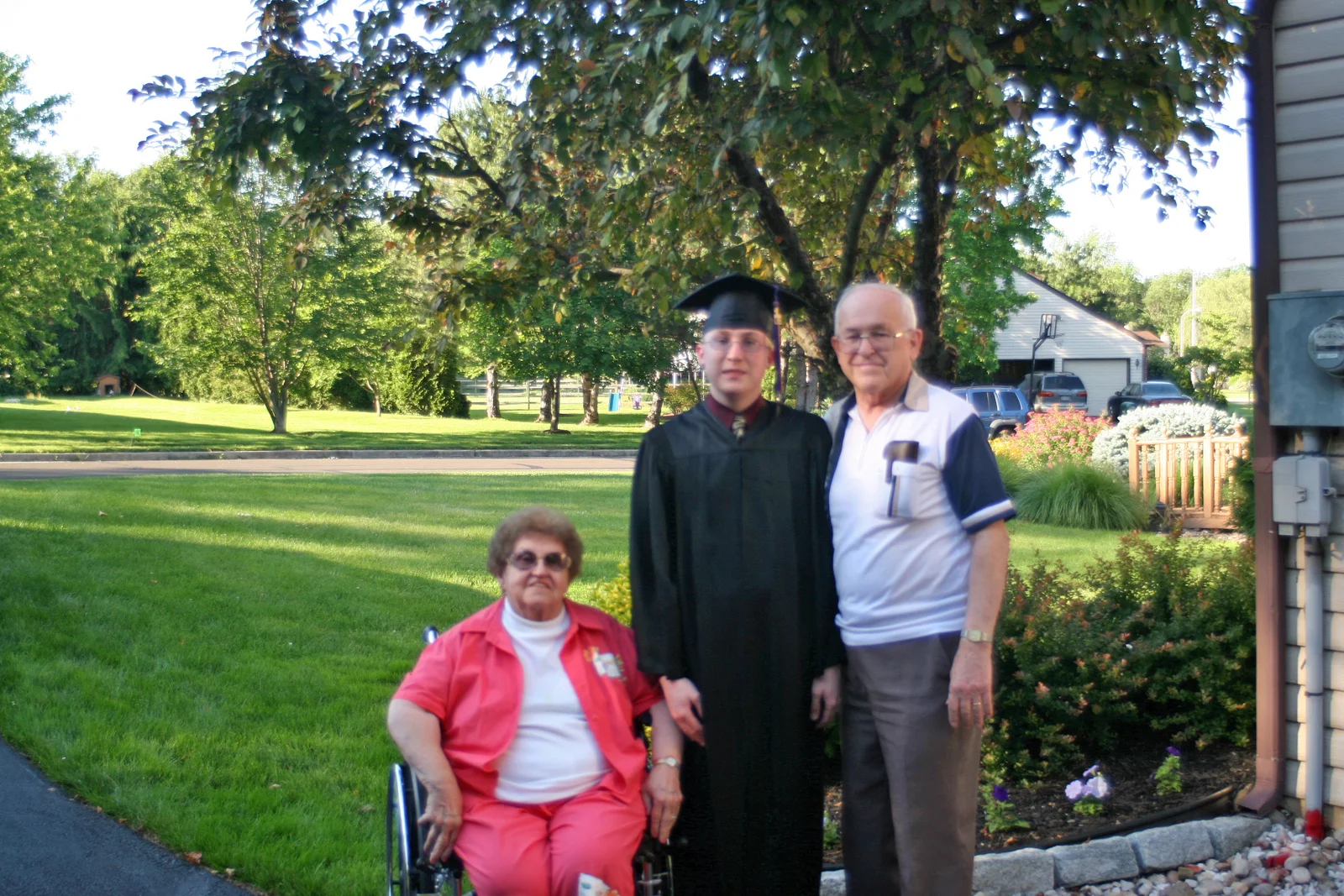 Again, Chris and the grandparents