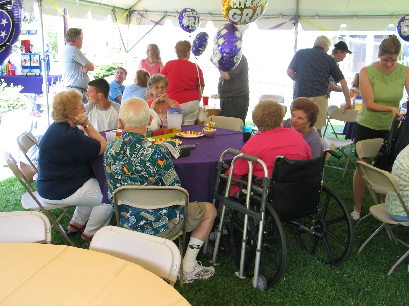 By 3:30pm, the party was in full swing.