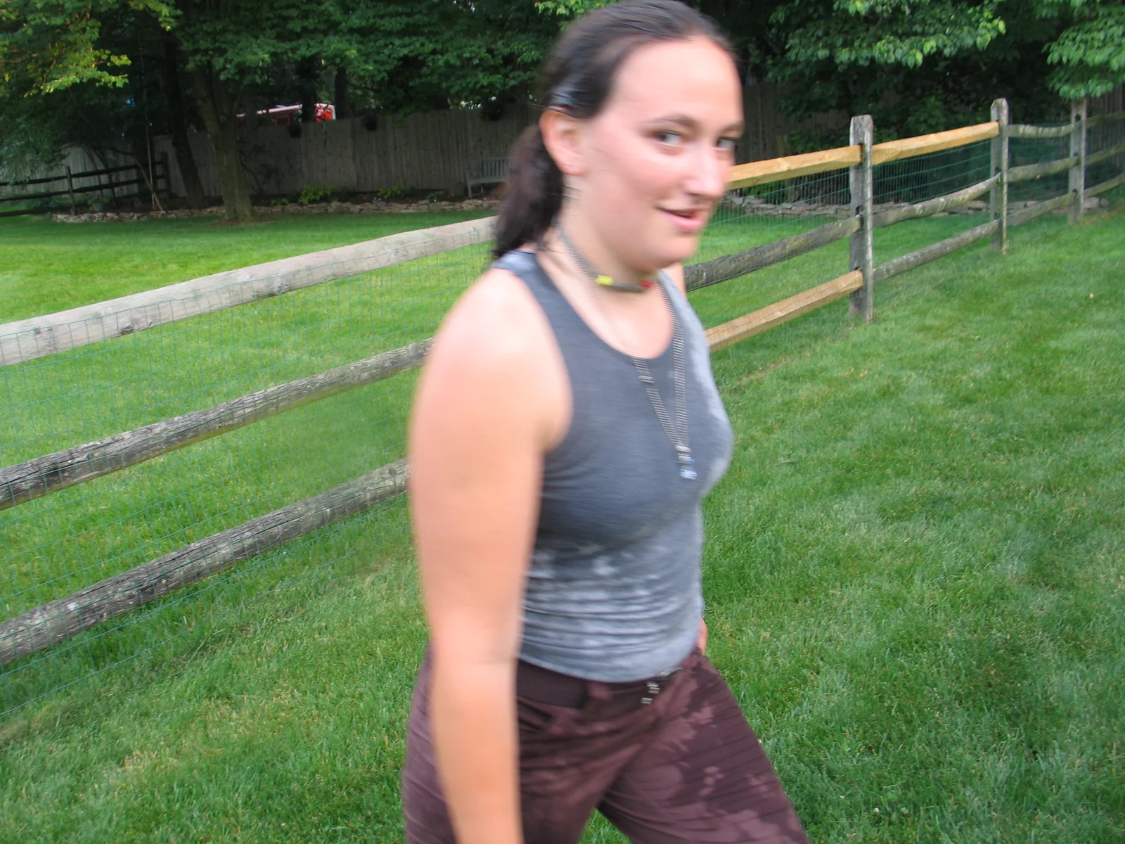 Here, it's not clear where Sarah is attempting to seduce the photographer, or kill him.