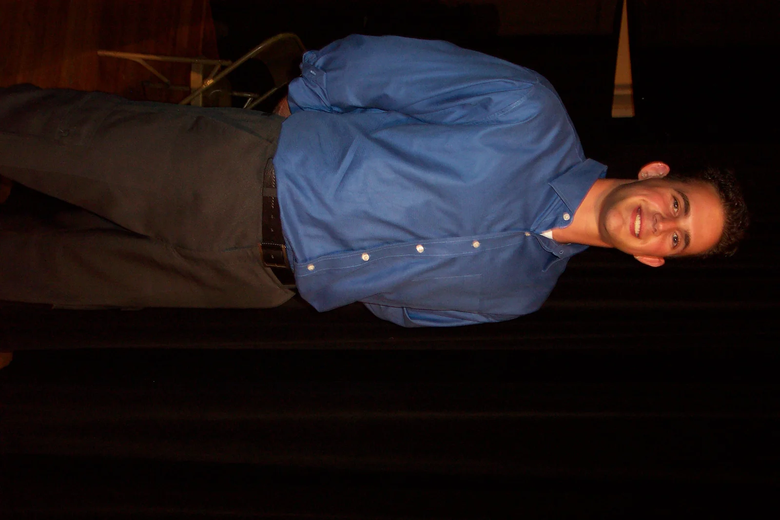 Ryan Merrigan, who finished in second place, from a different angle.