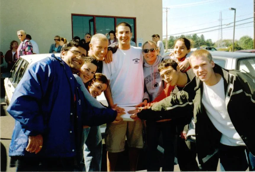 From left to right:  Ninad Pendharkar, Regina Fetterolf, Ashley Martin, Dane Zdunowski, Drew Lavenberg, Bridget Daly, Tina Zarroli, Soroosh Hashemi, and Steve Sokolowski 