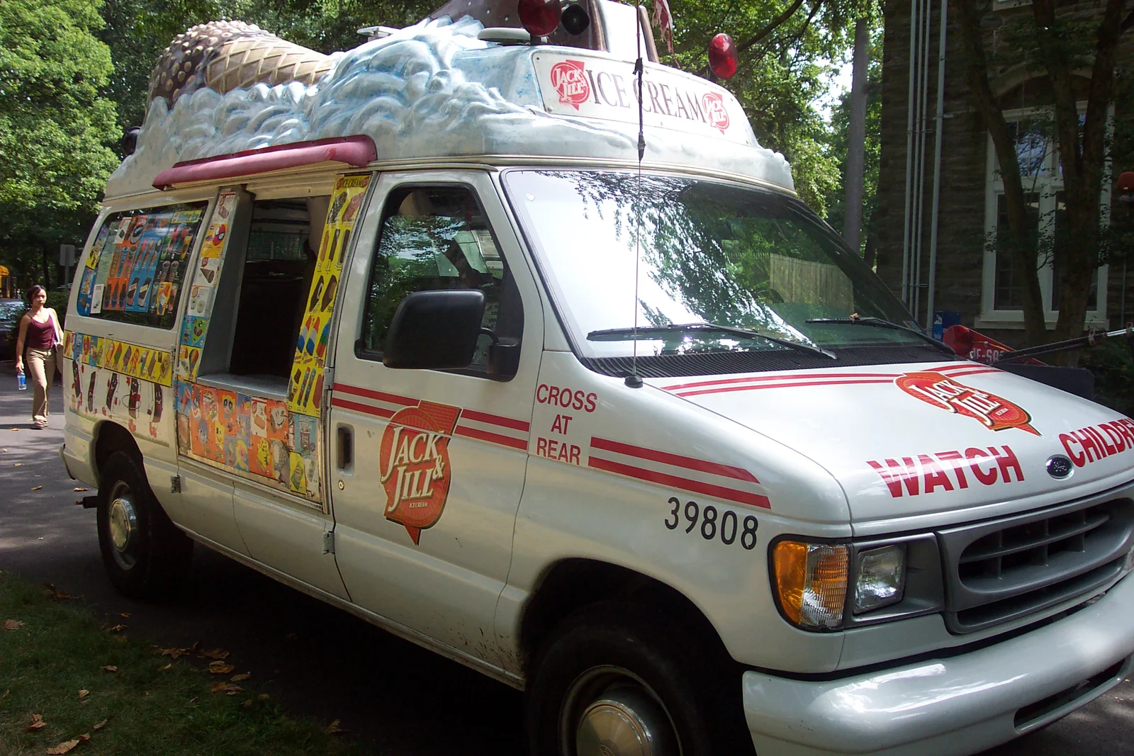 This ice cream truck was paid for by the Student Activities Fee.
