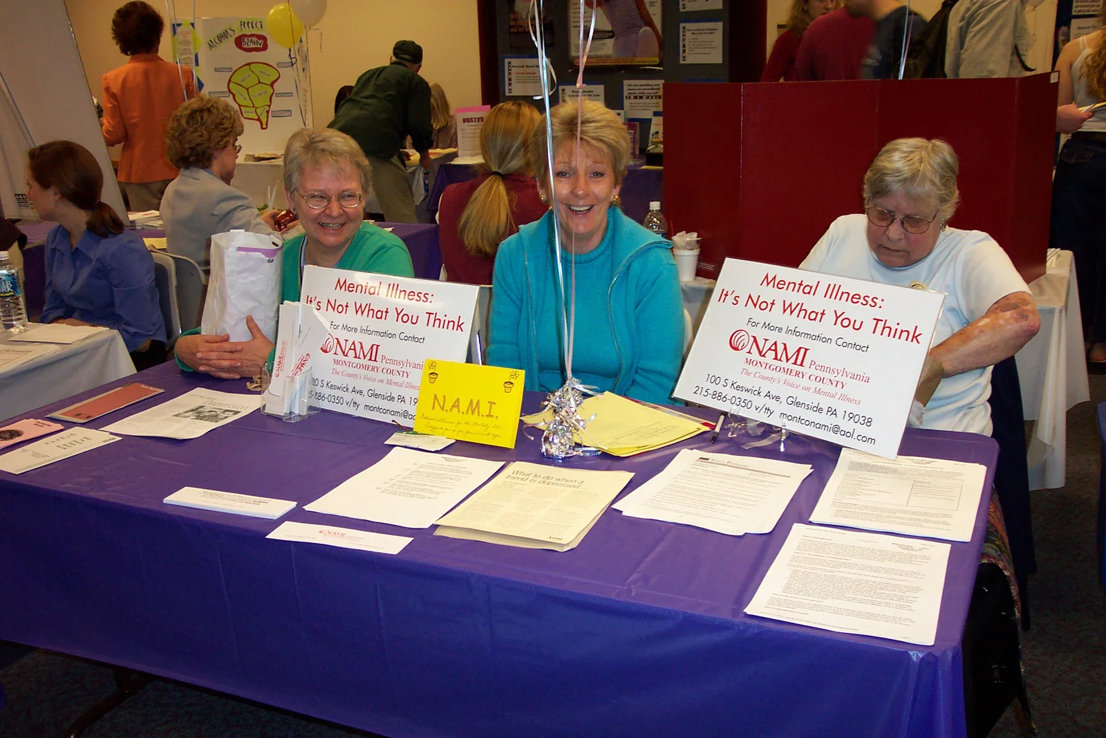 These representatives made sure students were aware of mental health disorders. 