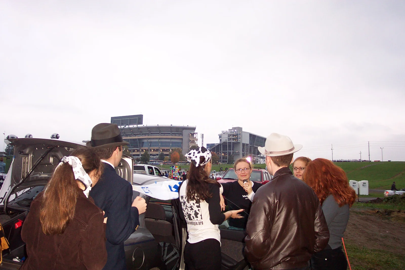 Beaver Stadium, before sunset. 