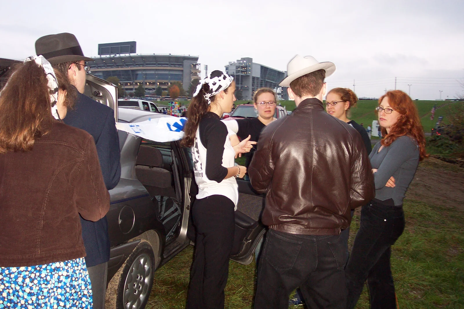 Everyone chats it up.