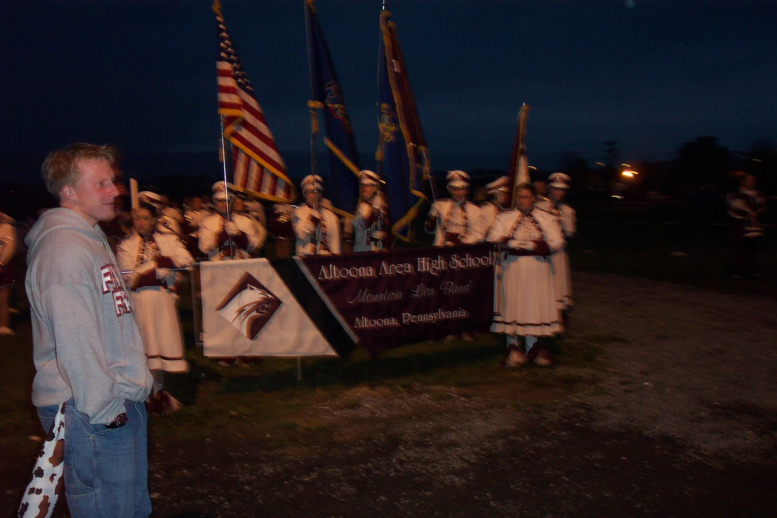 The Altoona Area High School Marching Band.