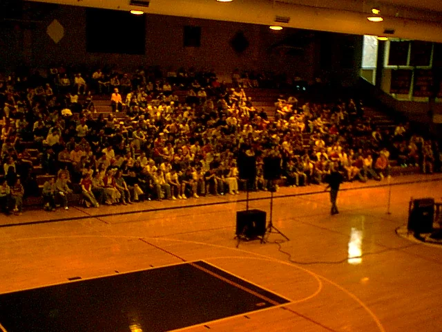 Over seven hundred people attended the free event. Picture by Drew Lavenberg.
