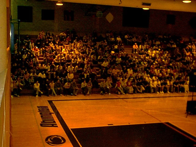Another picture of the crowd while Jim was performing. 