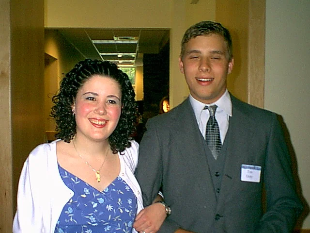 Regina Fetterolf and Tim Gray are having a grand old time. 