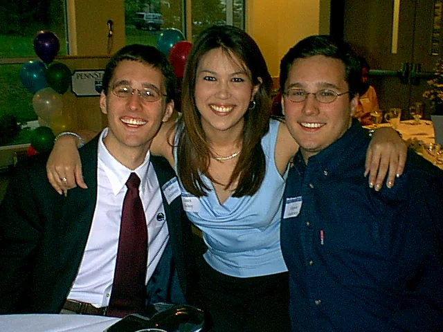 Laura Lindsey with Shawn and Scott Anderson. 