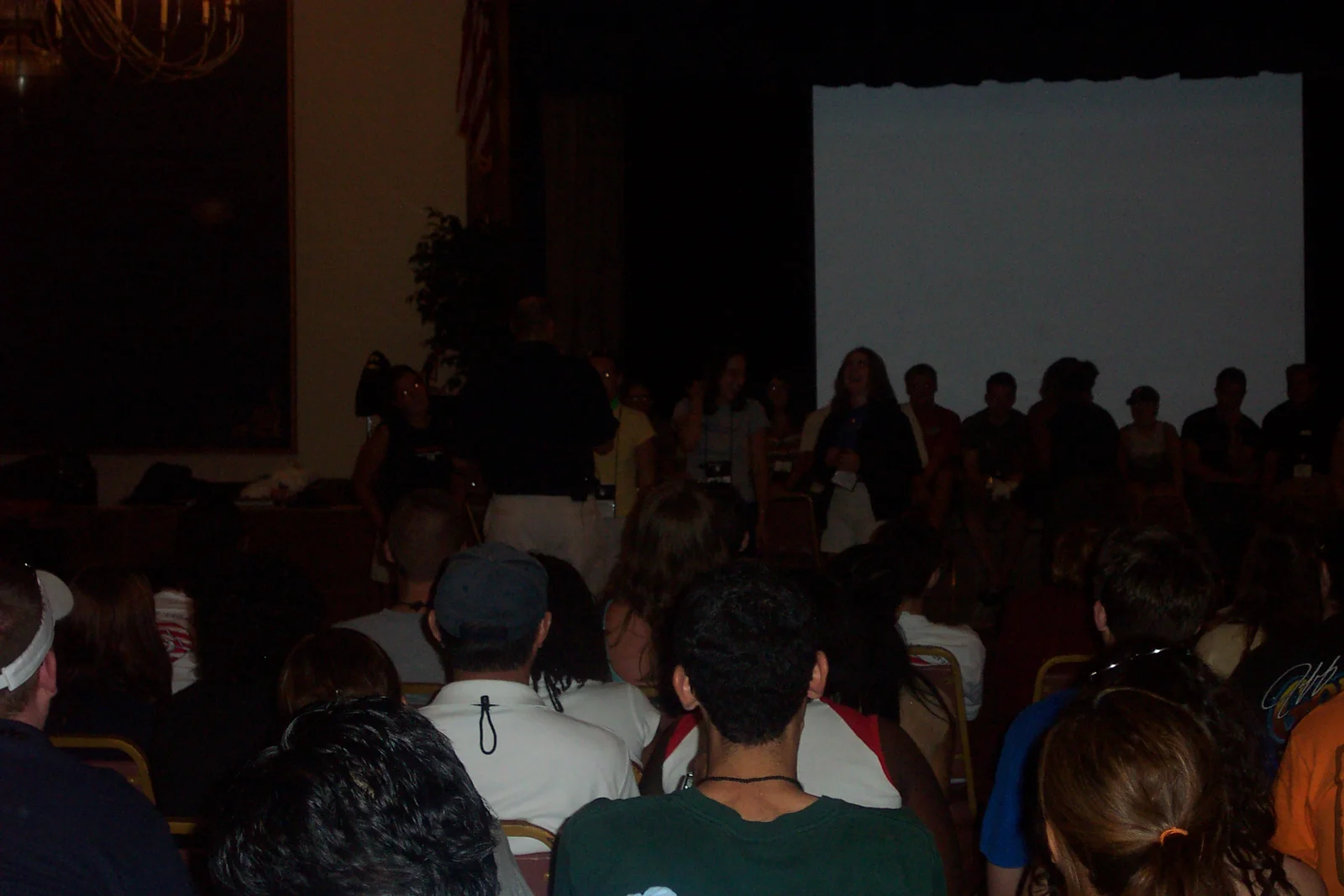 The Central Staff of the Commonwealth Council of Student Governments and important staff members from the University Park campus welcome students. 