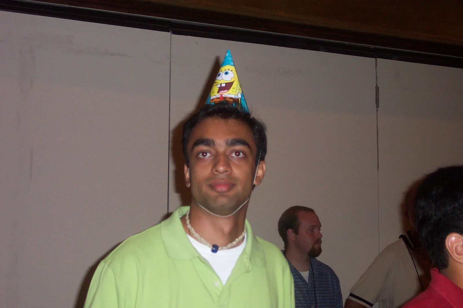 Jayneel Patel here is wearing a hat... why is another question. 