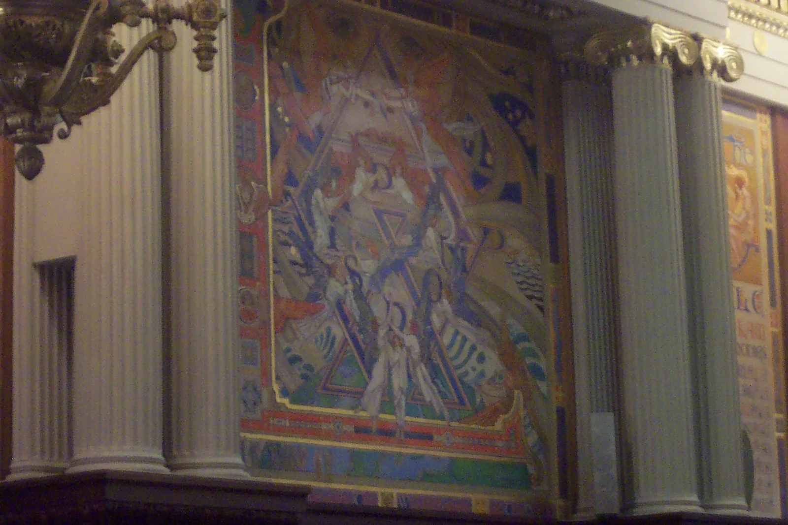 These huge tapestries have hung on the walls since the early 1900s. 