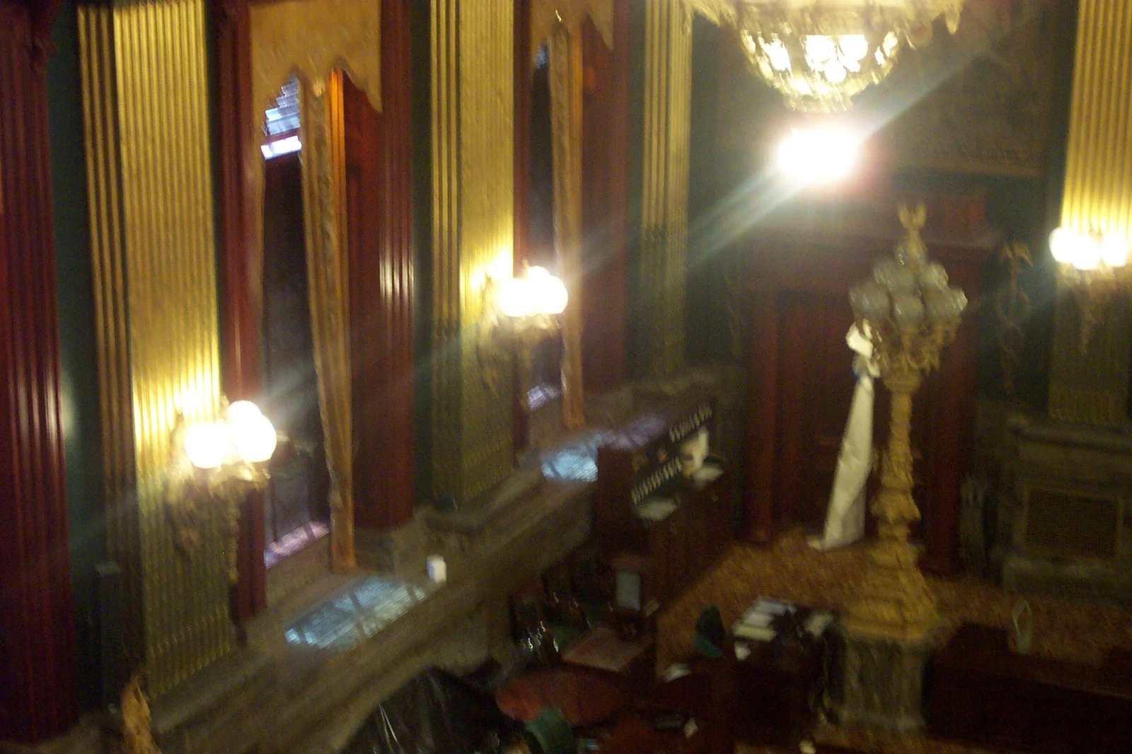 The floor of the House chamber. 