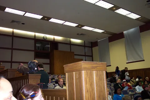 A view of the back of the room.