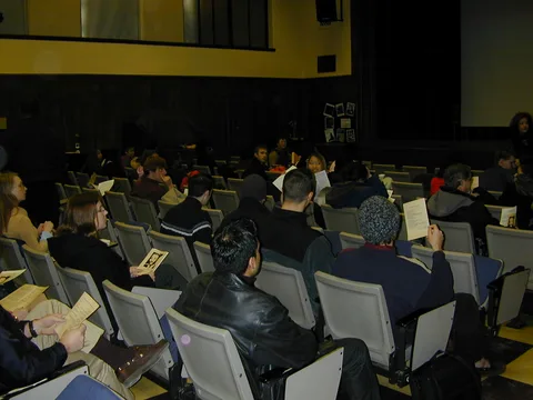 Another view of the front audience section of room 9 Sutherland.