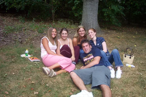 This freshman has so many girlfriends, who needs to meet anyone else? 