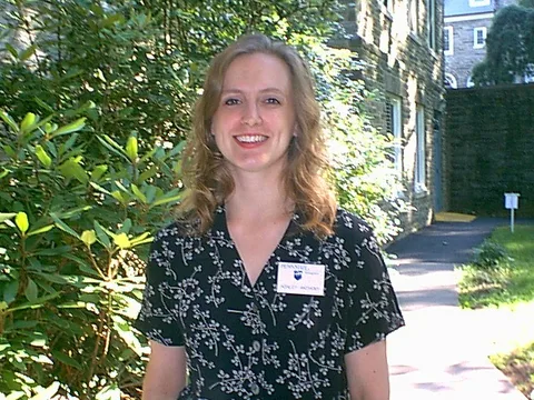 Ashley Anthony, staff assistant to the Director of Student Affairs, organizes many logistical parts of orientation. 