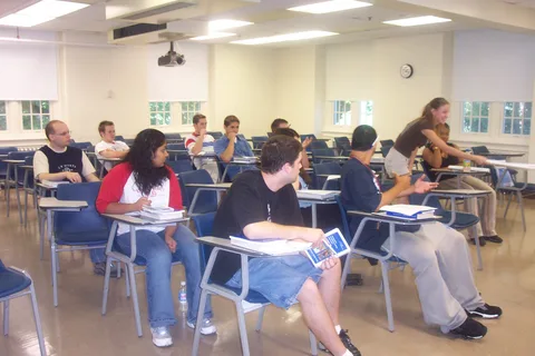 Other one-on-one sessions remained indoors.