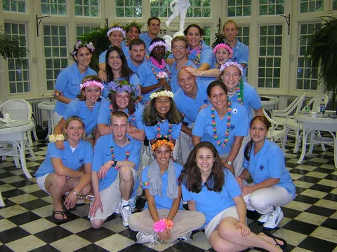 All of the orientation leaders stand together for one last group photo on August 1 before parting for good.