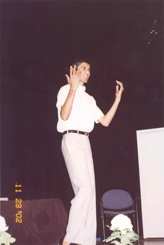 Krishna Mehta looks confused here. 