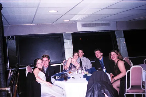 Three couples, including Geetha Jayachandran, enjoyed each other's company while other people tore apart the dance floor. 