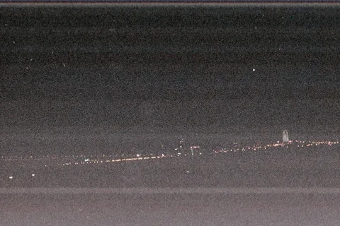 This faded shot was of the Ben Franklin bridge, far in the distance. 