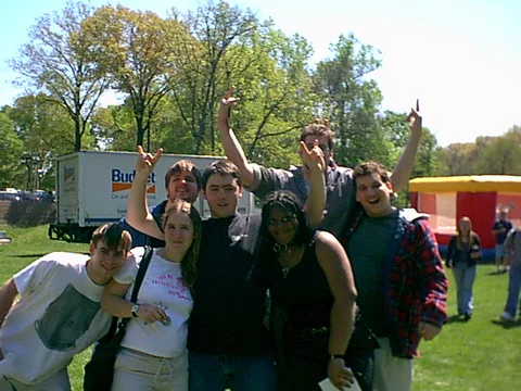 John Silvestri and his group of friends were big participants at Spring Fling.