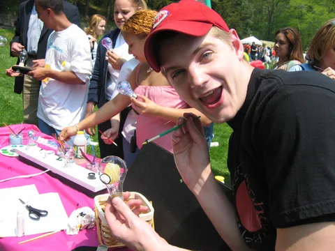 This guy's way too happy.