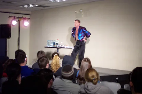 Stevie used a pool bar to "force out" objects that refused to exit his stomach.