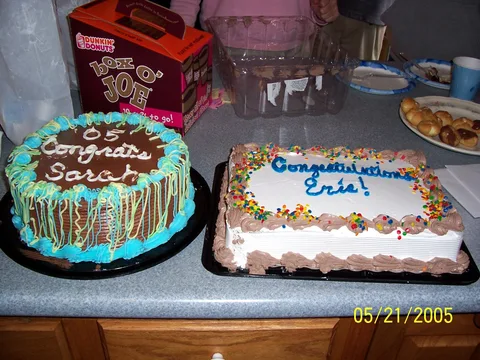 After the ceremony, everyone attended a party in Manchester. 