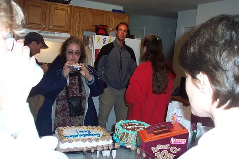 Here, you can see the previous picture being taken. 