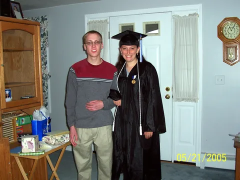 Steve and Sarah posed for the first of many pictures to be taken that evening. 