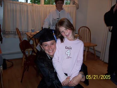 Eric's cousin looks even happier than Sarah does! 