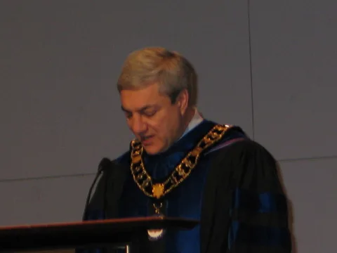 Graham Spanier also had a few words of wisdom. 